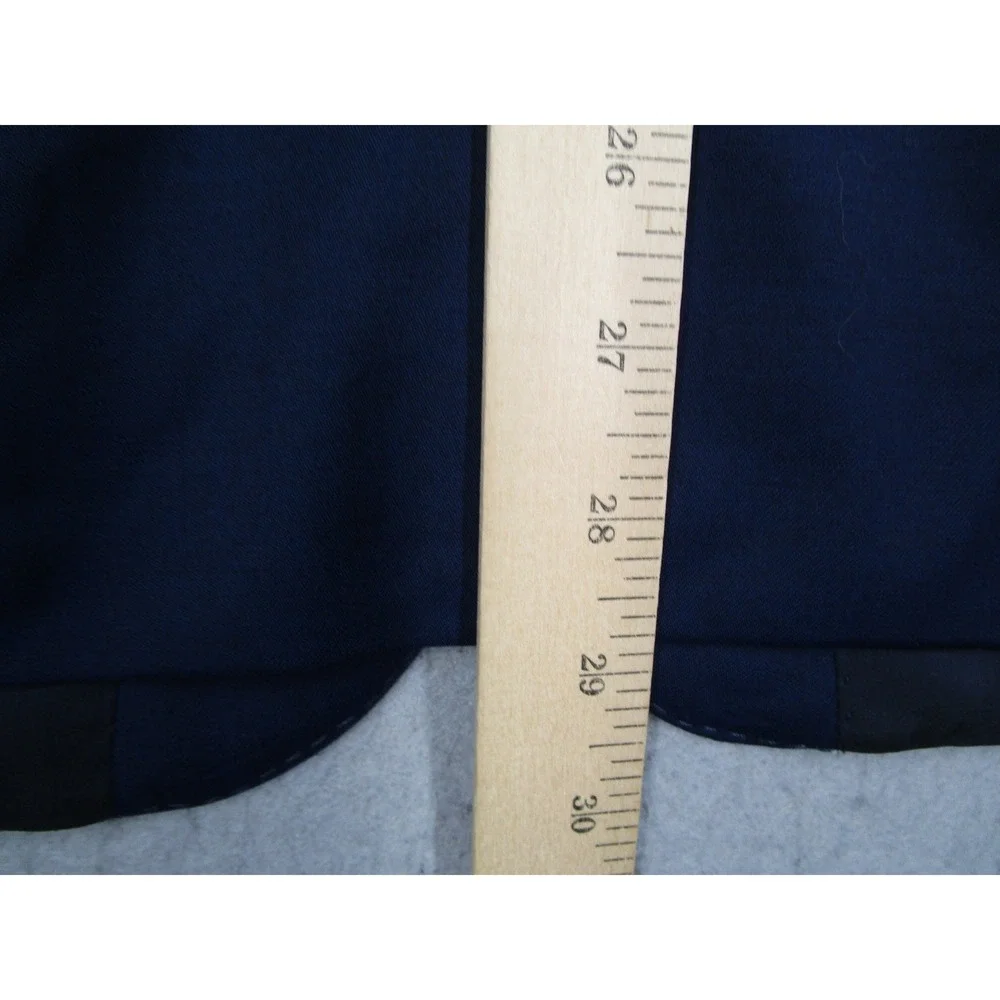 Hugo Boss Mens Blazer 40R Navy Blue Super 120 Virgin Wool Stretch Sport Coat